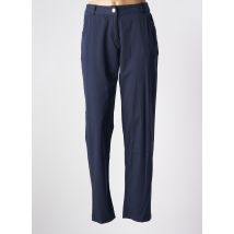 ÉTYMOLOGIE - Pantalon droit bleu en coton - Femme - Taille 40 - Modz
