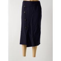 ARMOR LUX - Jupe mi-longue bleu en viscose - Femme - Taille 44 - Modz