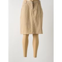 ARMOR LUX - Jupe mi-longue beige en coton - Femme - Taille 38 - Modz