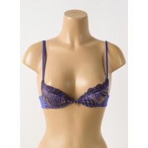 LOUISA BRACQ - Soutien-gorge bleu en coton - Femme - Taille 80A - Modz