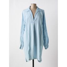BANDITAS FROM MARSEILLE - Robe mi-longue bleu en tencel - Femme - Taille TU - Modz