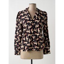 COMPAÑIA FANTASTICA - Chemisier noir en viscose - Femme - Taille 34 - Modz