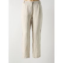 BANDITAS FROM MARSEILLE - Pantalon droit beige en lin - Femme - Taille 38 - Modz