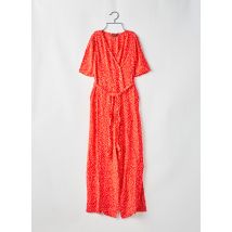 PIECES - Combi-pantalon orange en viscose - Femme - Taille 42 - Modz