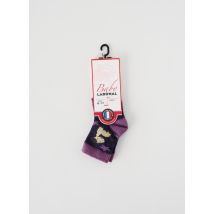 LABONAL - Chaussettes violet en coton - Fille - Taille 15 - Modz