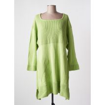OLIVER JUNG - Pull vert en coton - Femme - Taille 48 - Modz