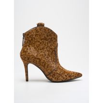 LOLA CRUZ - Bottines/Boots marron en cuir - Femme - Taille 37 - Modz