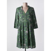 LA FIANCÉE - Robe courte vert en coton - Femme - Taille 38 - Modz