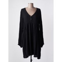 KAFFE - Robe mi-longue noir en viscose - Femme - Taille 42 - Modz