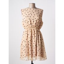 ROSA'S - Robe mi-longue beige en viscose - Femme - Taille 42 - Modz