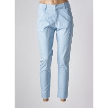 KAFFE - Pantalon 7/8 bleu en polyester - Femme - Taille 38 - Modz