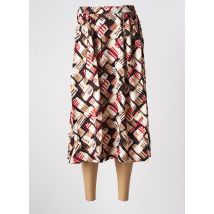 ZILCH - Jupe mi-longue beige en viscose - Femme - Taille 38 - Modz