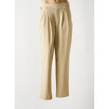 B.YOUNG - Pantalon droit beige en polyester - Femme - Taille 38 - Modz