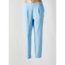 B.YOUNG - Pantalon droit bleu en polyester - Femme - Taille 40 - Modz