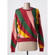 THINKING MU - Pull rouge en coton - Femme - Taille 36 - Modz