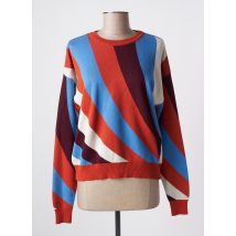 THINKING MU - Pull orange en coton - Femme - Taille 38 - Modz