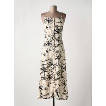 OBJECT - Robe longue beige en viscose - Femme - Taille 36 - Modz