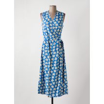 THINKING MU - Robe mi-longue bleu en viscose - Femme - Taille 36 - Modz