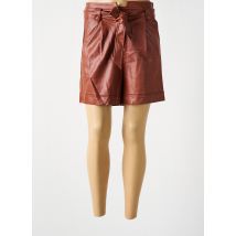 GRACE & MILA - Short marron en polyester - Femme - Taille 38 - Modz