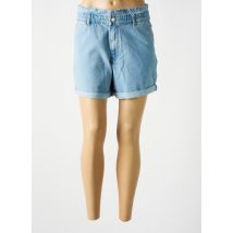 VILA - Short bleu en coton - Femme - Taille 38 - Modz