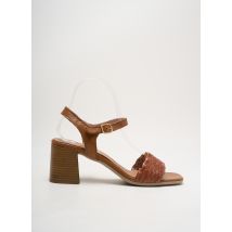 ELUE PAR NOUS - Sandales/Nu pieds marron en cuir - Femme - Taille 39 - Modz