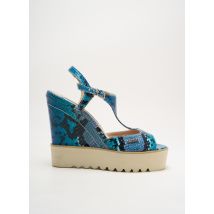 CASSIS COTE D'AZUR - Sandales/Nu pieds bleu en autre matiere - Femme - Taille 38 - Modz