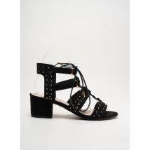 CASSIS COTE D'AZUR - Sandales/Nu pieds noir en textile - Femme - Taille 38 - Modz