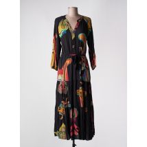 DESIGUAL - Robe longue noir en viscose - Femme - Taille 38 - Modz