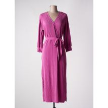 GARCIA - Robe longue rose en polyester - Femme - Taille 38 - Modz