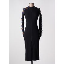 DESIGUAL - Robe mi-longue noir en viscose - Femme - Taille 34 - Modz