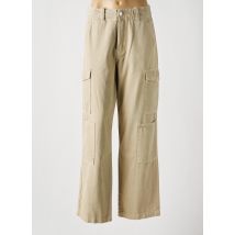 DESIGUAL - Pantalon cargo beige en coton - Femme - Taille 40 - Modz