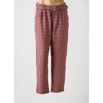 LILI SIDONIO - Pantalon droit rouge en polyester - Femme - Taille 42 - Modz