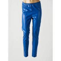 LILI SIDONIO - Pantalon slim bleu en polyester - Femme - Taille 40 - Modz