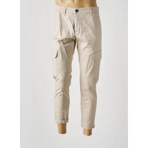 IMPERIAL - Pantalon cargo beige en coton - Femme - Taille 44 - Modz