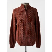 GARCIA - Pull orange en coton - Homme - Taille XXL - Modz