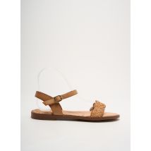 MTNG - Sandales/Nu pieds marron en cuir - Femme - Taille 38 - Modz