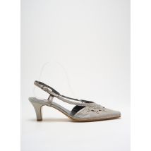 ARTIKA SOFT - Sandales/Nu pieds gris en cuir - Femme - Taille 41 - Modz