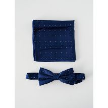 VOG - Noeud papillon bleu en soie - Homme - Taille TU - Modz