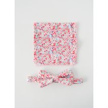 STRADA - Noeud papillon rouge en coton - Homme - Taille TU - Modz