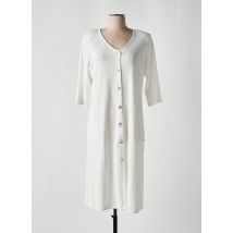 VANIA - Robe de chambre blanc en polyester - Femme - Taille 38 - Modz