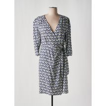 JULIE GUERLANDE - Robe mi-longue bleu en viscose - Femme - Taille 44 - Modz