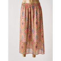 JULIE GUERLANDE - Jupe mi-longue beige en polyester - Femme - Taille 40 - Modz