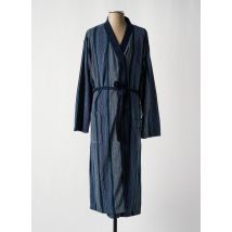 HAJO - Robe de chambre bleu en coton - Homme - Taille 54 - Modz