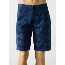 HAJO - Bermuda bleu en coton - Homme - Taille 48 - Modz