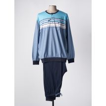 HAJO - Pyjama bleu en coton - Homme - Taille 48 - Modz