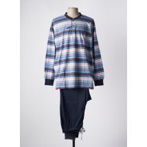 HAJO - Pyjama bleu en coton - Homme - Taille 50 - Modz