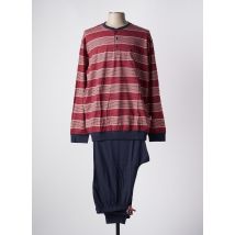 HAJO - Pyjama rouge en coton - Homme - Taille 48 - Modz