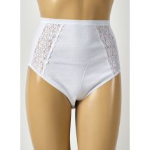 CELESTE - Culotte haute blanc en coton - Femme - Taille 52 - Modz