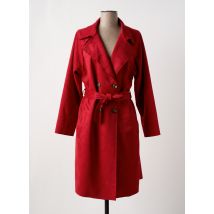 VANNY - Manteau long rouge en polyester - Femme - Taille TU - Modz