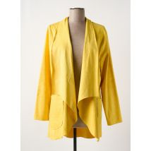 HALOGENE - Veste casual jaune en polyester - Femme - Taille 46 - Modz